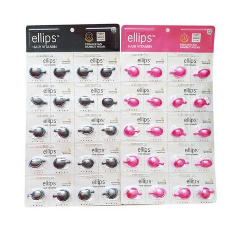 ELLIPS VITAMIN RAMBUT ELLIPS HARGA PER RENTENG ISI 20 BIJI