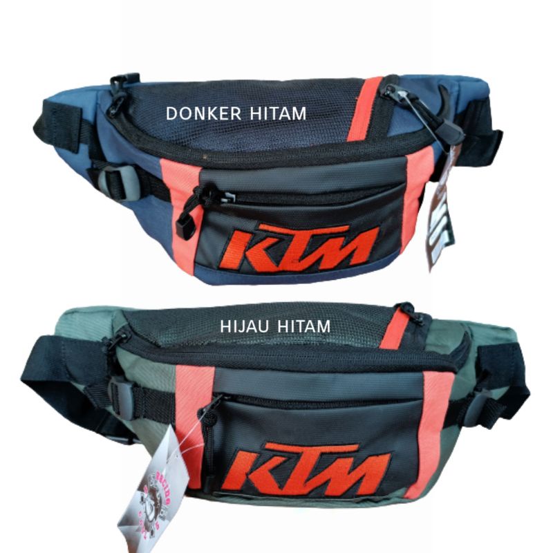 tas selempang waist bag - waistbag racing KTM monster cross trail trabas