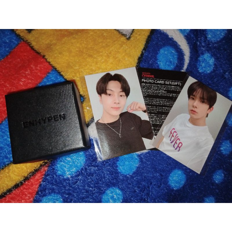 Earrings + Photocard Bdc Enhypen Uniform Pob Jay Heeseung