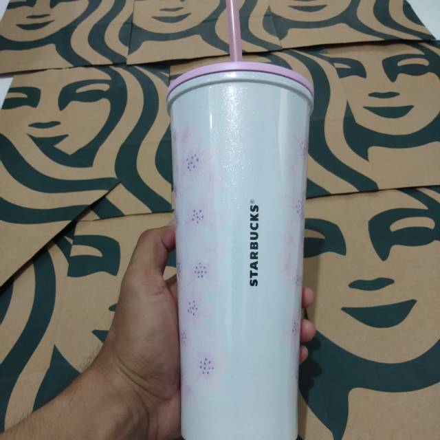 Tumbler Starbucks Original White Sakura