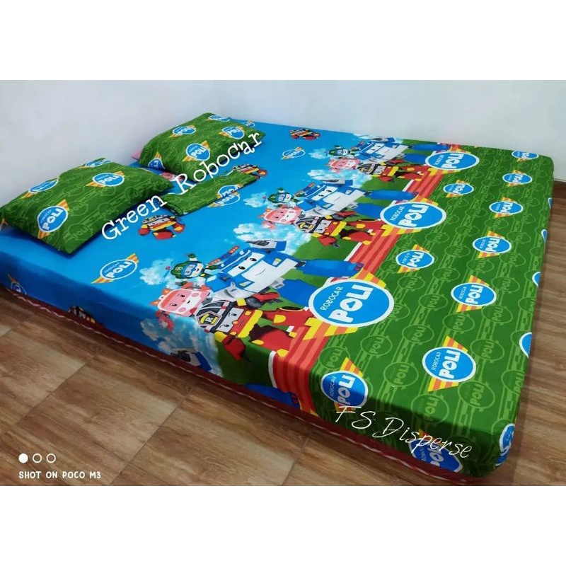 Sprei Green Robocar