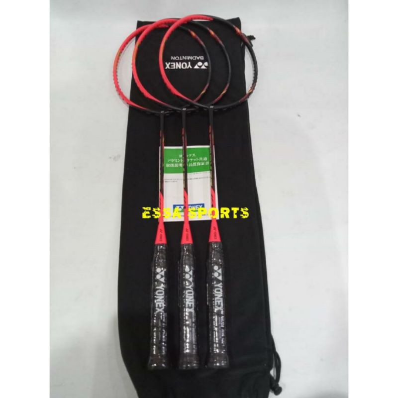 RAKET YONEX ASTROX 77 RED BLACK JP CODE FREE SENAR GRIP DAN ONGKOS PASANG
