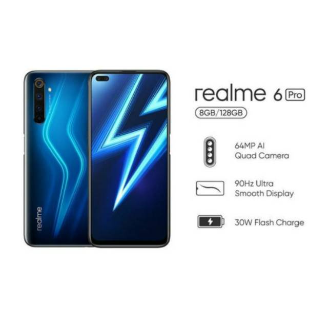 realme 6 Pro 8/128GB (64MP AI Quad Camera, 90Hz Ultra Smooth Display)