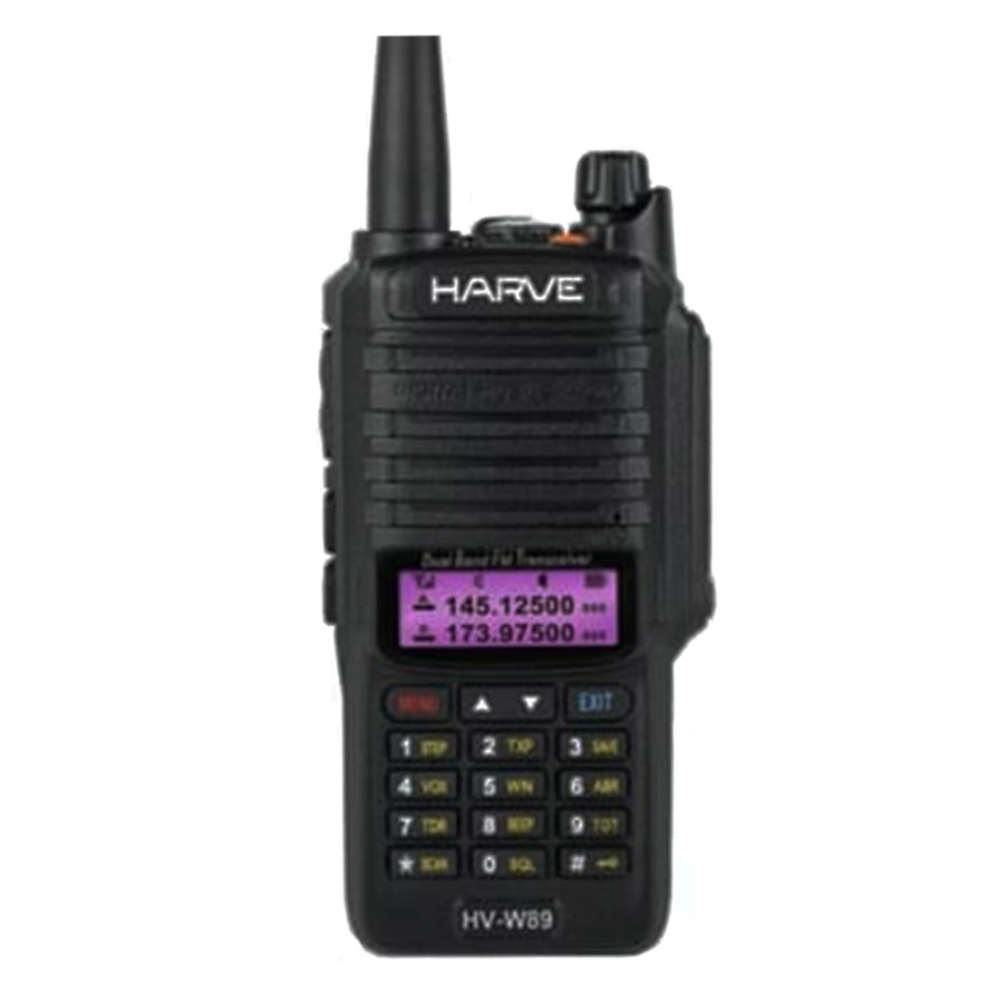 HT Harve W89 Waterproof Handy Talky Harve HV-W89 Dual Band HT Tahan Air