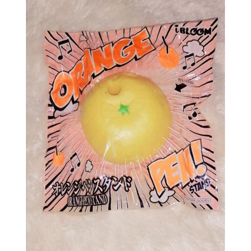 Squishy Orange Pen By ibloom