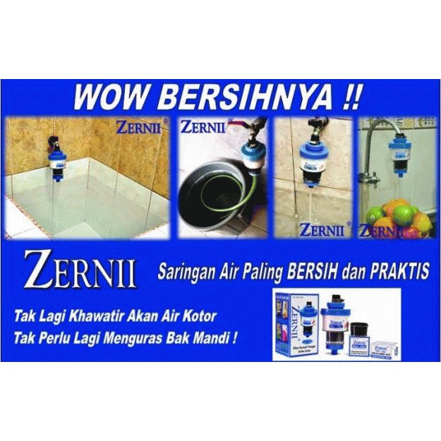 (BISA COD) Paket Hemat Filter Air Zernii Water Filter Penyaring Penjernih Kran Air Filter Kran Air