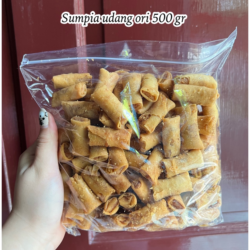 

SUMPIA UDANG ORIGINAL 500 GRAM | LUMPIA UDANG | PANGSIT UDANG | SUMPIA UDANG REBON | SUMPIA ABON UDANG SNACKY MEDAN OLEH-OLEH KHAS MEDAN CEMILAN MEDAN