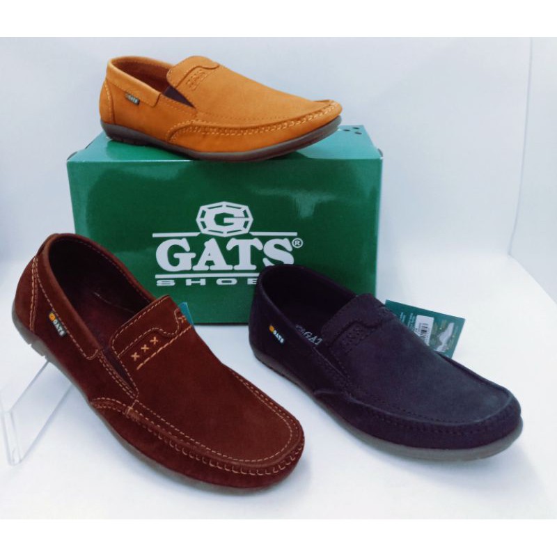 Sepatu kulit casual pria GATS HK 0002 original gats