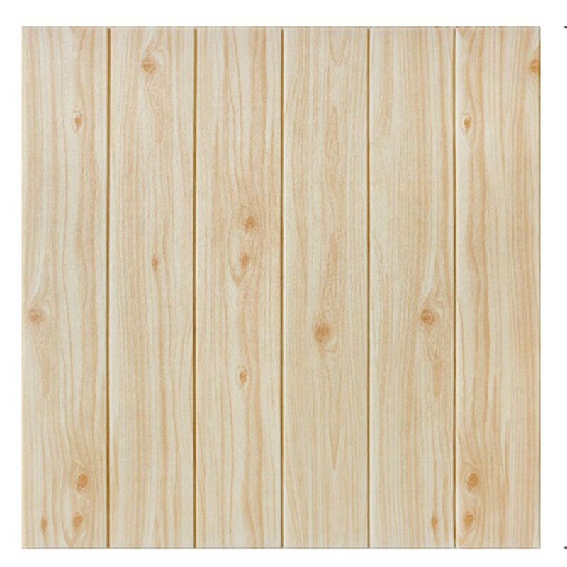 Wallpaper foam 3d motif kayu