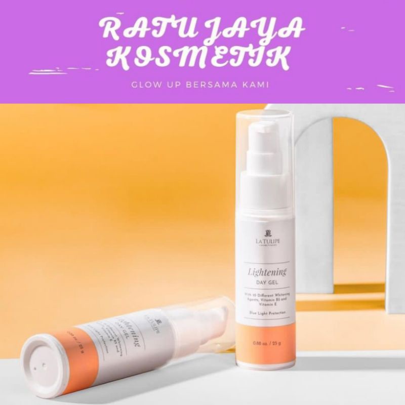 La Tulipe Latulip Latulipe Lightening Day Gel Cream Krim Crem Siang Malam Penghilang Flek Hitam Memb