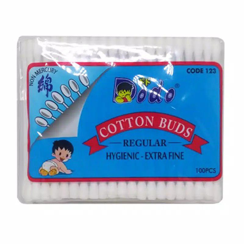 Dodo Cutton Buds , Korek Kuping 100 pcs biru