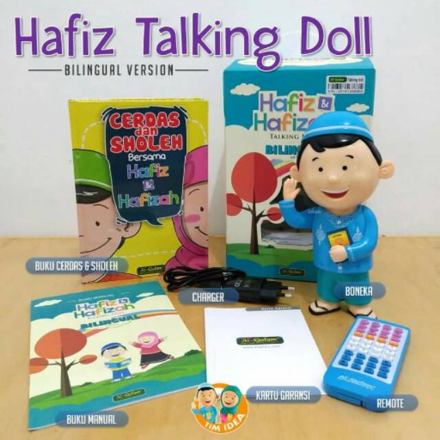 Hafiz hafidzah talking doll hafiz doll