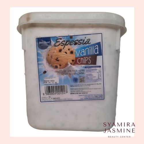 

Es Krim 8 Liter Indoeskrim Suprime Vanilla Chips - Ice Cream