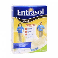 Entrasol Gold Vanila 185 Gr - Susu Tinggi Kalsium