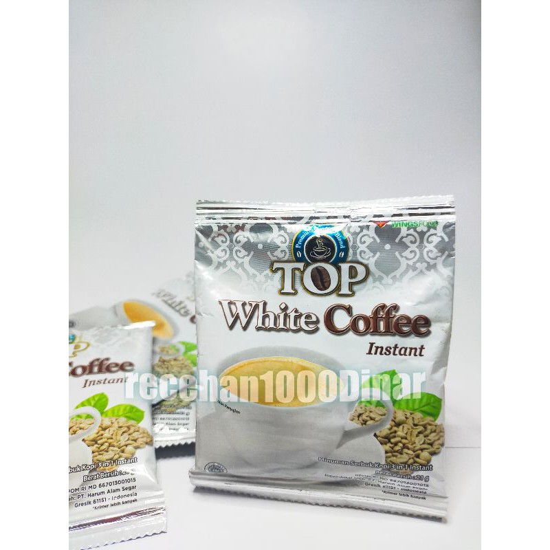 

White Coffee Instant TOP 21 gr - Bukan Luwak White Coffe