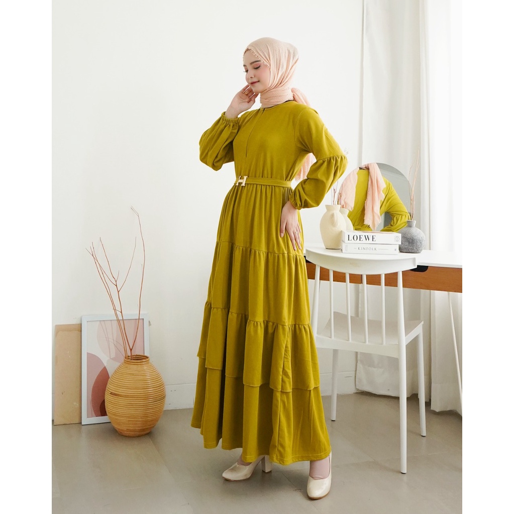 GAMIS WANITA MOTIF RAMPEL  GAMIS TRENDY