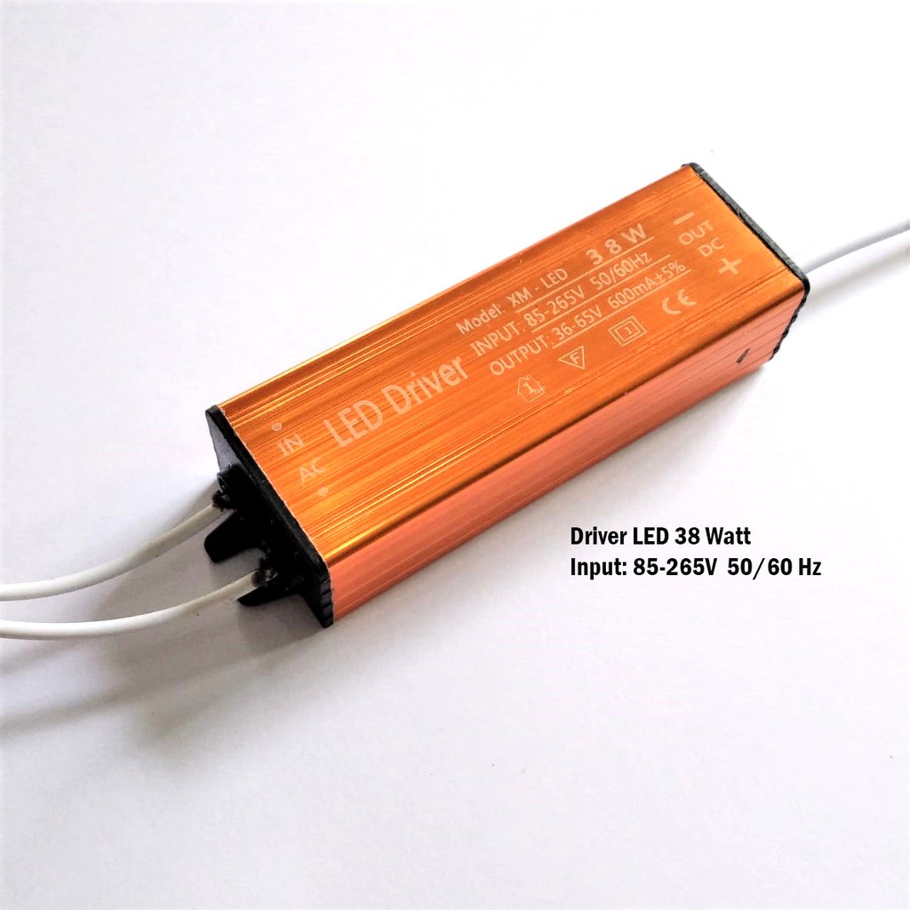 LED Driver 38 watt WATERPROOF CASING BESI