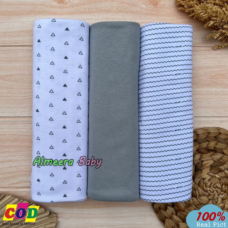 Isi 3 PCS 6 PCS Pernel Bayi Bedong Bayi Baru Lahir Ukuran 110cm x 90cm Anabbay