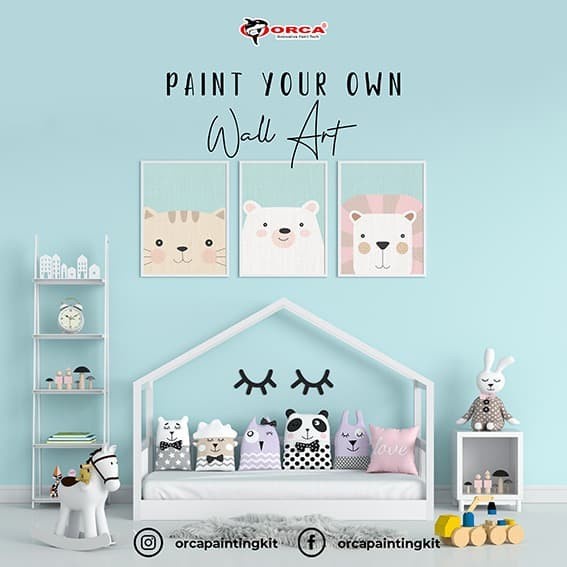 

Paint By Number Motif Animal [Paket Khusus] - 2 in 1