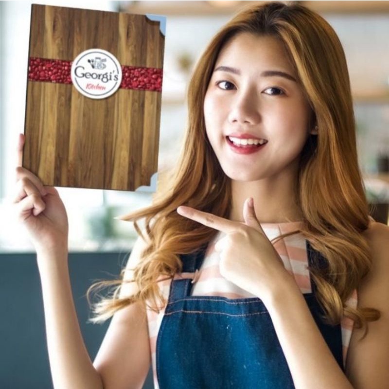 

Buku menu cafe/resto eksklusif A5+