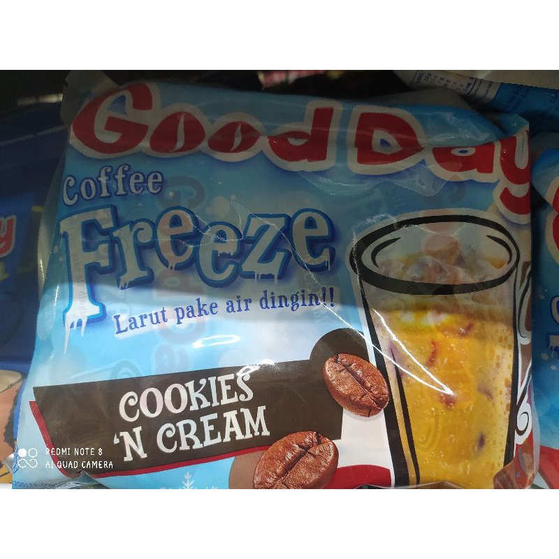 

Good Day Freeze Isi 10 Choco Orange,Mocafrio,Chokies N Cream