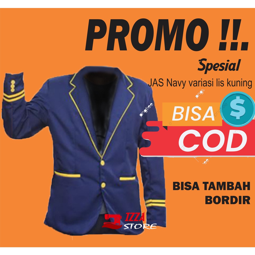 (BISA COD) Jas sekolah warna navy BISA TAMBAH BORDIR / Full Puring / Jas Mahasiswa / Jas Almamater, Jas Osis, Jas Sekolah SMP Jas Almamater, Jas Osis, Jas Sekolah SMP