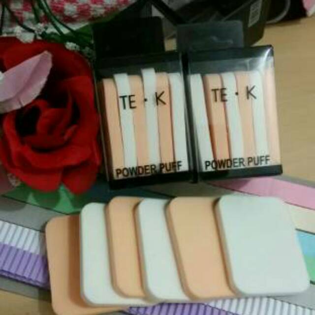 6pcs Sponge Bedak Foundation