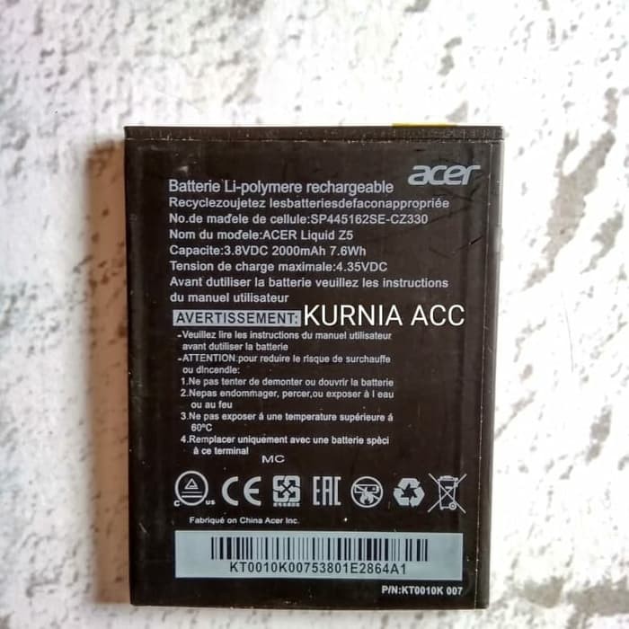 DISKON BATRE BATERAI BATTERY ACER LIQUID Z5 BAT-A10 ACER Z5 E3 E380 Z500 Z150