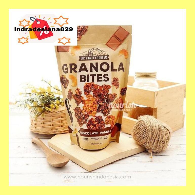 

Sf504Nind East Bali Cashew, Granola Bites Chocolate Vanilla (150 Gr) Ind504Sm