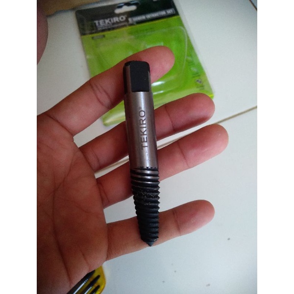 Tap Balik Pembuka Baut Rusak Patah TEKIRO Hand Tap Balik set Screw Extractor