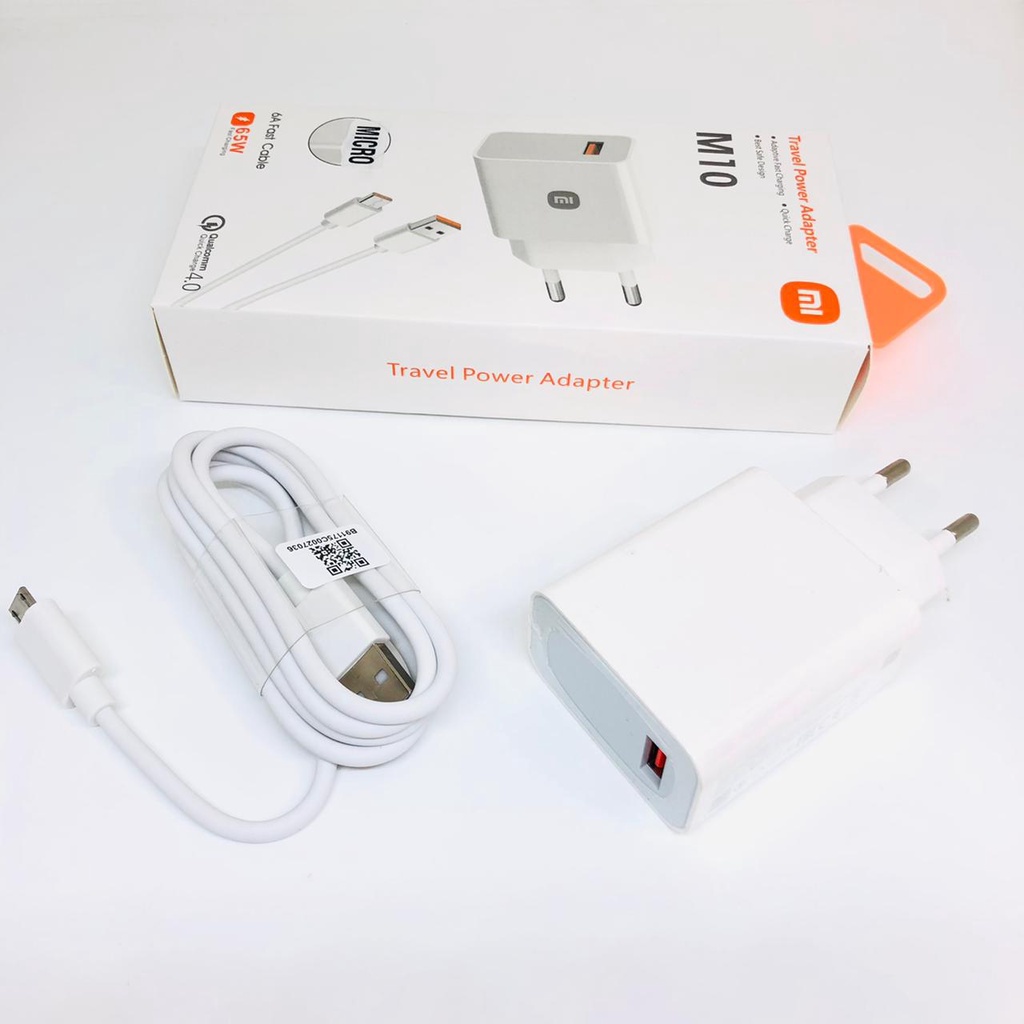 PROMO TC XIAOMI -M10 65w Fast Charging + Packing Charger XIAOMI Note 9 Pro / Note 10 Pro