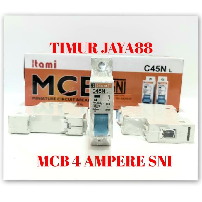 MCB Morgen ber SNI 4Ampere/ 4 Ampere/ 4A/ 4 A - 4 AMPERE