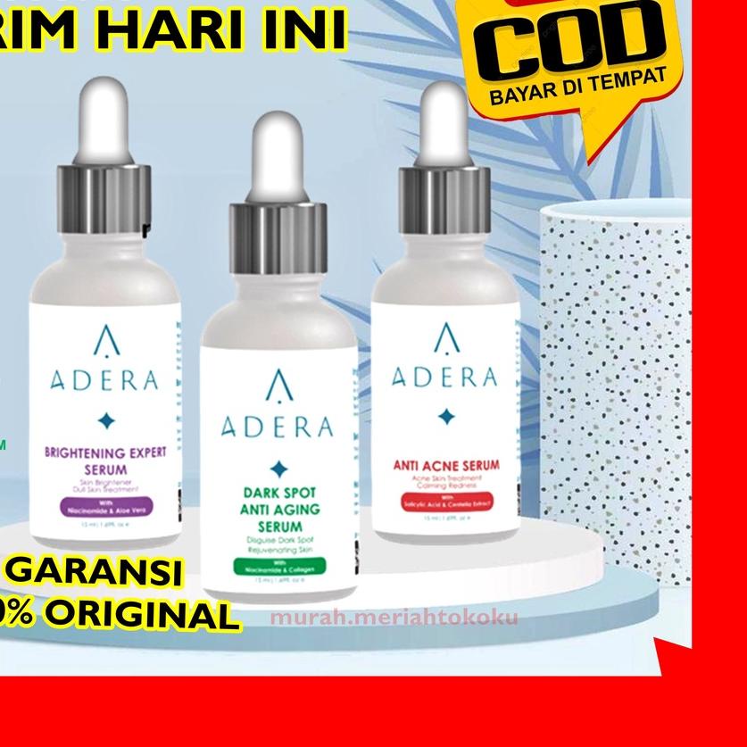 ➫ ADERA SERUM ORIGINAL FACE SERUM ADERA WAJAH ORI UNTUK FLEK HITAM GLOWING ORIGINAL ASLI 100% ♣