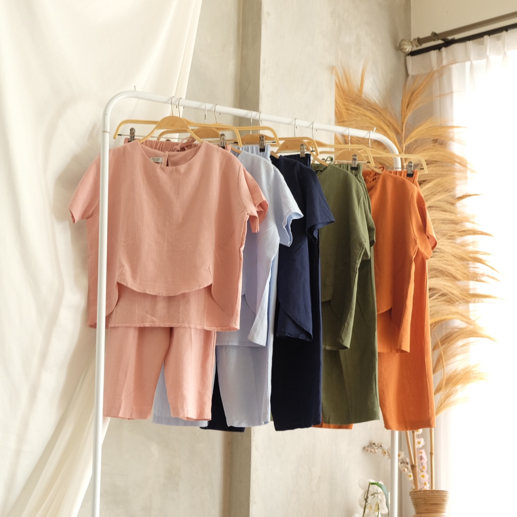 Paige Set - Baju Celana Setelan Wanita-4