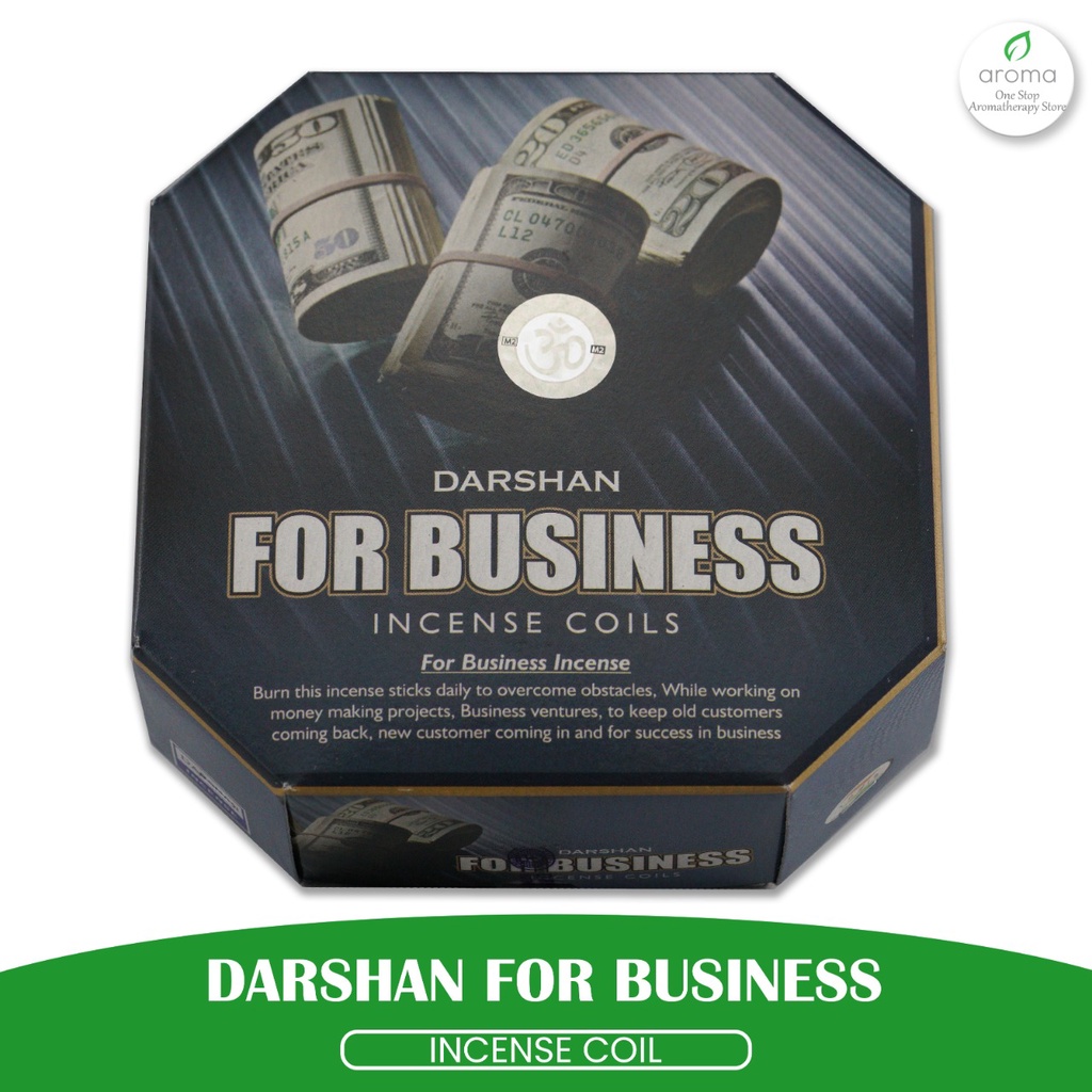 Dupa India (Aromaterapi) Coil - Darshan For Business 24 Jam