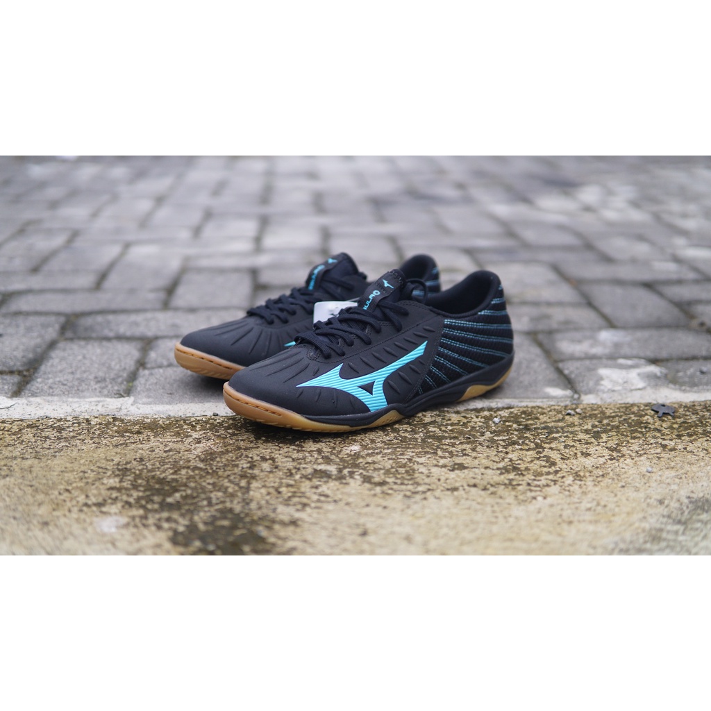 Sepatu Futsal Mizuno Rebula Sala Pro IN - Black Original