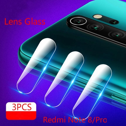 3Pcs Xiaomi Redmi Note7 8 / Note 8 Pro 8T Tempered Glass Pelindung Lensa Kamera Belakang