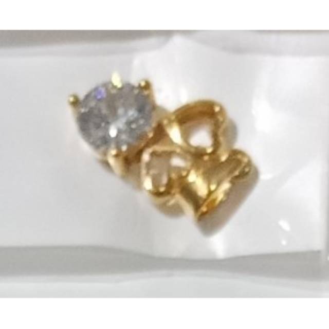 Liontin Titanium Emas Anti Karat Anti Luntur 100% Titanium Asli Titanium Stainlis Titanium Emas