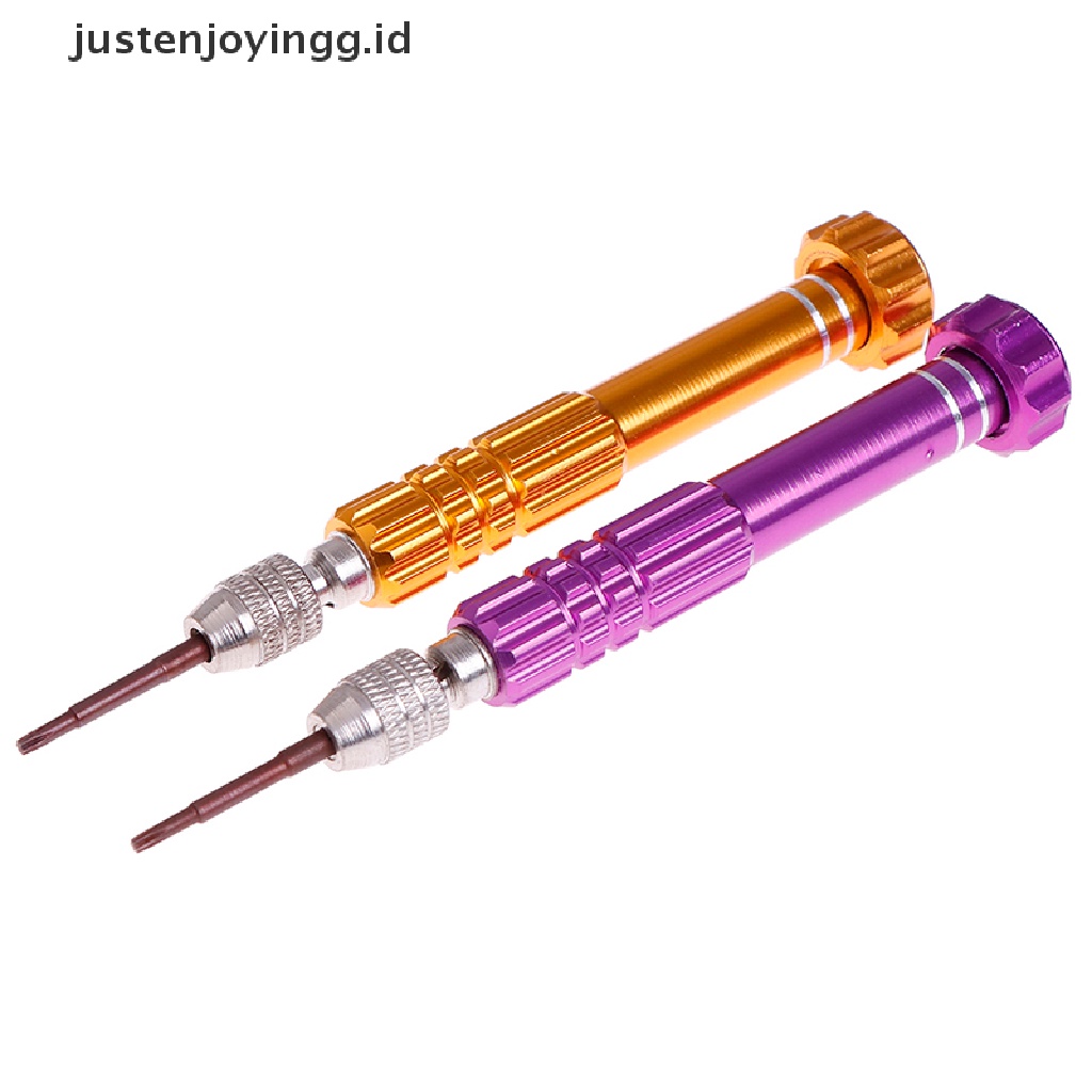 【justenjoyingg.id】 Multifunction mini Blade Screwdriver With Replacemet Head Anti Slip Repair tools .