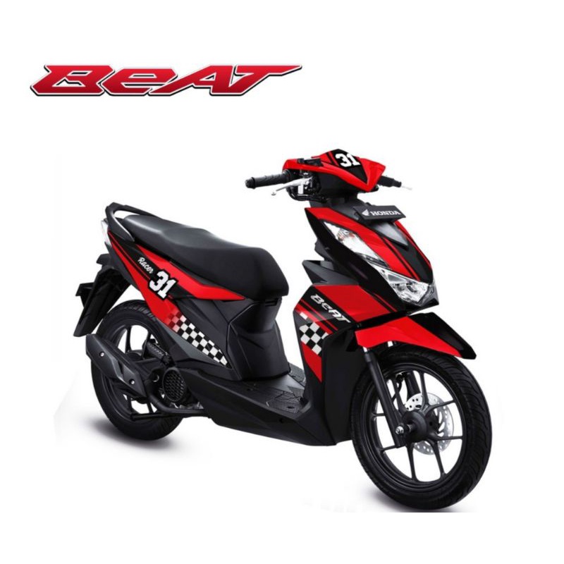 Decal sticker Beat 2020 Fi street full body full blok decal stiker Beat 2020 street fi