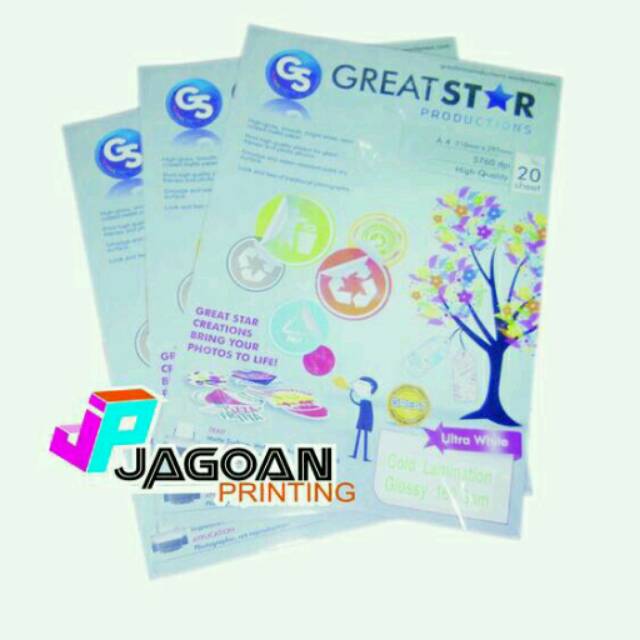

PLASTIK LAMINASI DINGIN GLOSSY A4