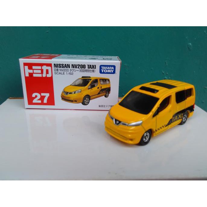 maddox - Nissan NV200 Taksi Tomica reguler No 27 Mainan Diecast miniatur mobil
