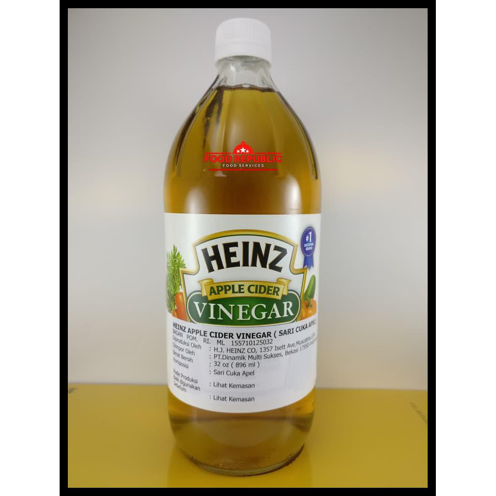 HOT SALE Heinz Apple Cider Vinegar / Cuka Apel 896 ML Best Price terjamin