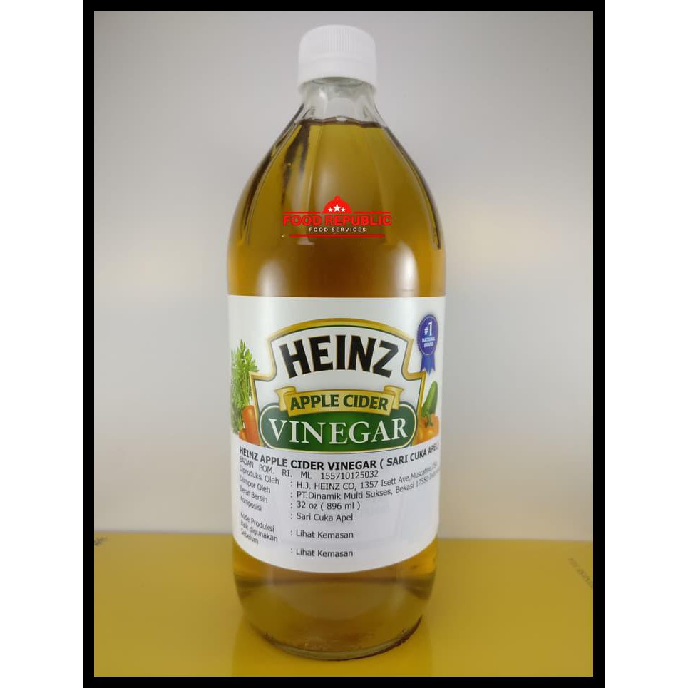 

HOT SALE Heinz Apple Cider Vinegar / Cuka Apel 896 ML Best Price terjamin