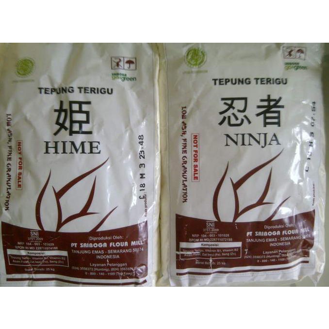 

Tepung terigu Ninja 1kg pack