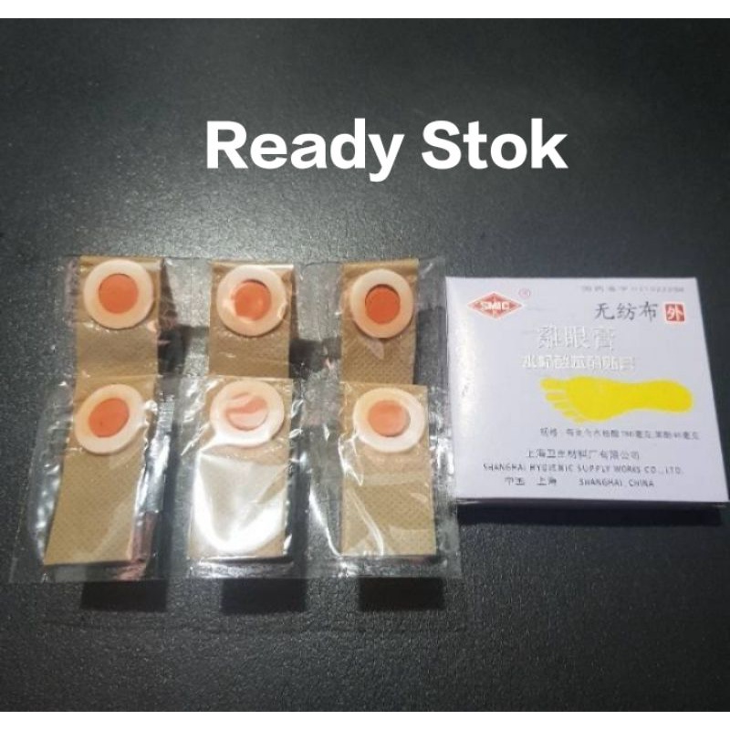 Plester mata ikan, 1box isi 6plaster