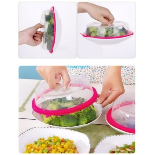 Penutup Piring Mangkok Makanan Microwave / Tutup Saji Makan Tudung Saji [KK]