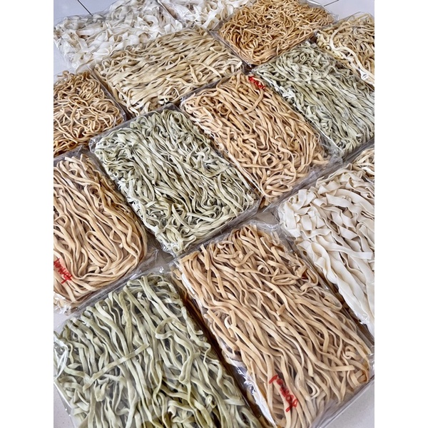 Mie Kering  SAYUR Bulat / Gepeng Mentah Organik Telur Ayam Kampung