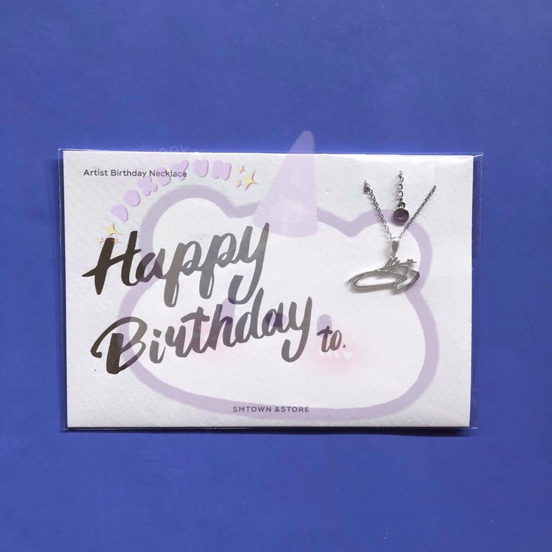 [READ DESC] SM Artist Birthday Necklace NCT Jaehyun