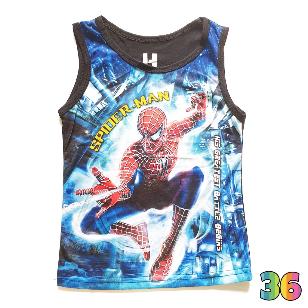 FURO Kaos Kutung Singlet Anak LakiLaki SUPERHEROES